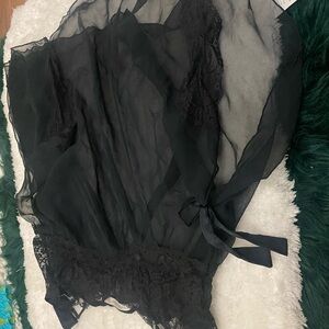 Victoria secretary lingerie color black slightly worn  great condition